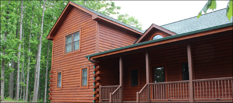 Log Home Staining in Bynum,  North Carolina