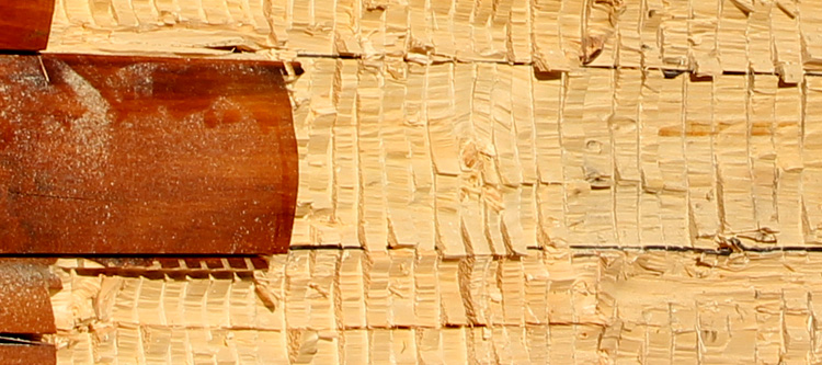Log Home Face Restoration  Highfalls,  North Carolina