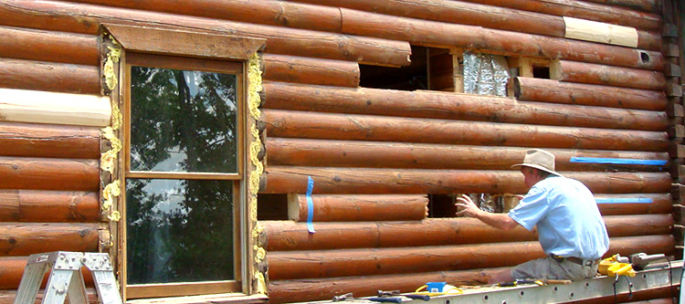 Log Home Repair Bear Creek,  North Carolina