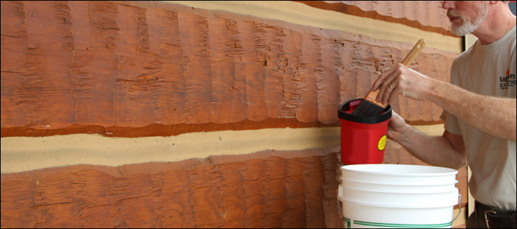 Professional Log Home Staining  Moncure,  North Carolina